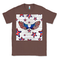 Chestnut patriotic eagle wing Classic Tee - BundleAndBundleShop