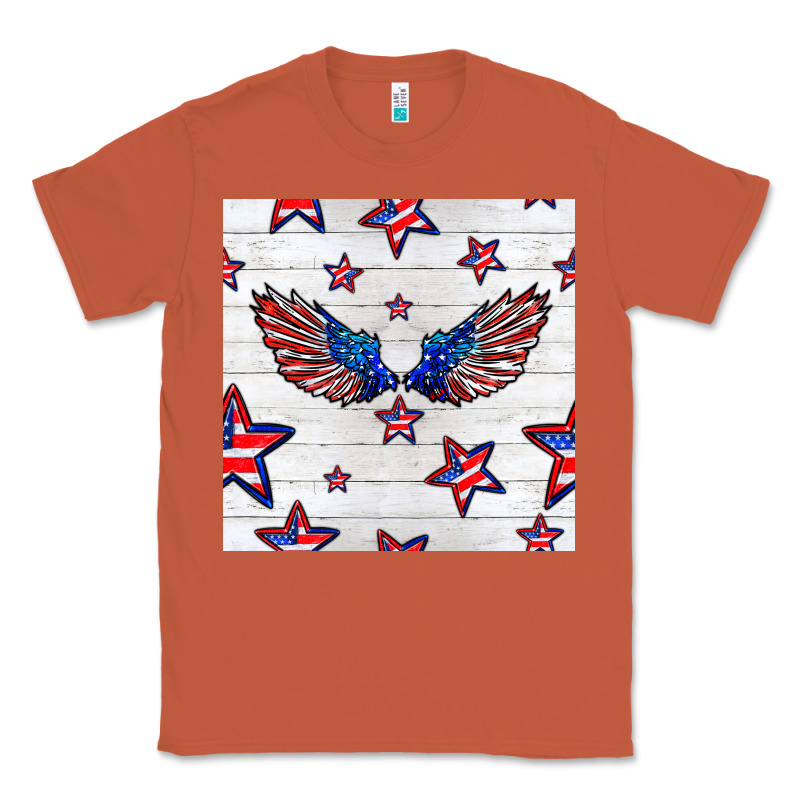 Patriotic Eagle Wing Classic Tee by BundleAndBundleShop | Teevron