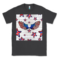 Smoke patriotic eagle wing Classic Tee - BundleAndBundleShop
