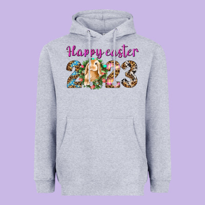 Happy Easter 2023 Heavyweight Hoodie Designed By Bundleandbundleshop