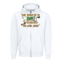 White my worth is not defined by my size Zipper Hoodie - MaliasSmallBusiness