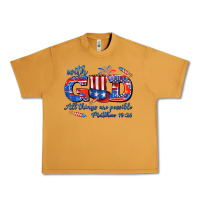 Peanut Butter with god all things are possible usa Urban Heavy Tee - AdoDesignShop