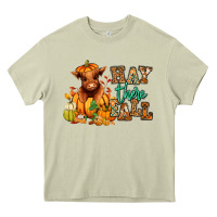 Mossy Hay there Fall pumpkin heifer Heavy Core Tee - RanaPortraitStore