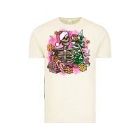 Vintage Arctic pink coffee gifts christmas skeleton coffee Vintage Tee - AdoDesignShop