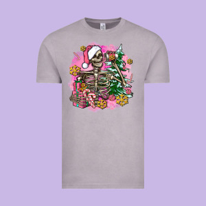 Pink Coffee Gifts Christmas Skeleton Coffee Vintage Tee Designed By Adodesignshop