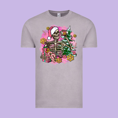 Pink Coffee Gifts Christmas Skeleton Coffee Vintage Tee Designed By Adodesignshop