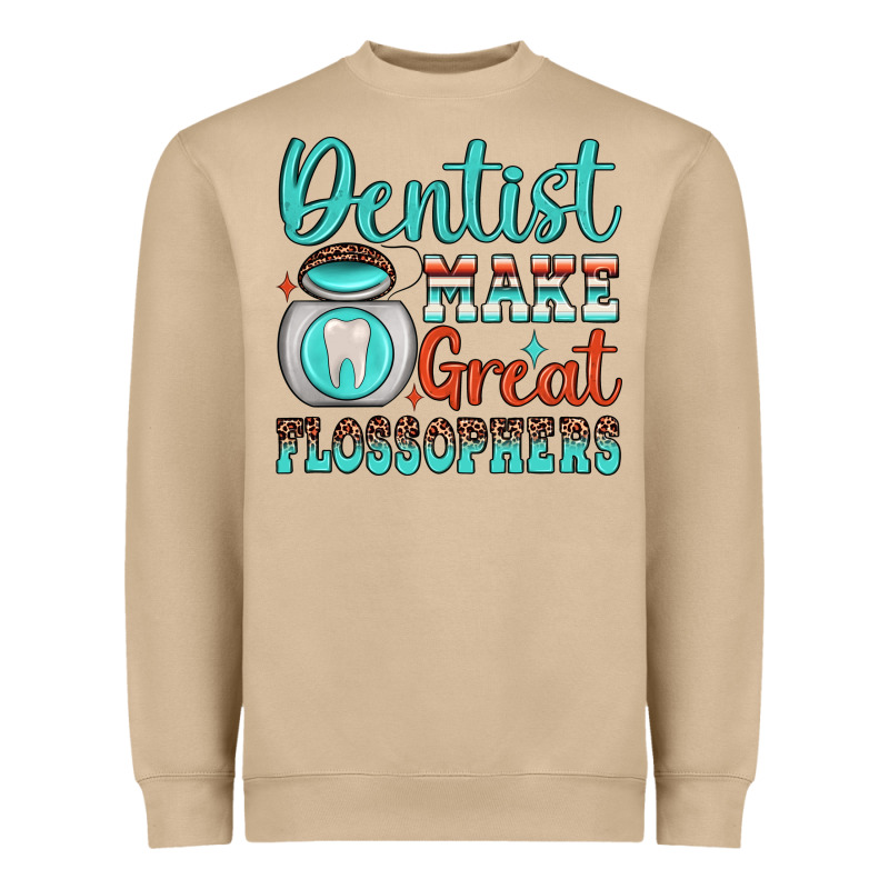 Dentist Make Great Flossophers Heavyweight Sweatshirt by JahusDesignShop | Teevron