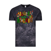 Cloud Black jingle bell rockin Vintage Tee - AdoDesignShop