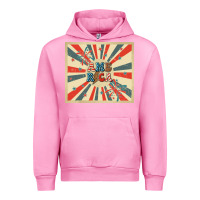Fuchsia Pink retro america Urban Hoodie - TumblerDesignByShophia