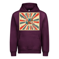 Mauve Wine retro america Urban Hoodie - TumblerDesignByShophia