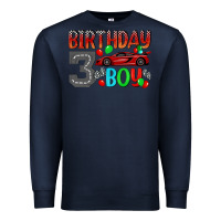 Navy birthday boy 3 Premium Sweatshirt - BundleAndBundleShop
