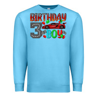 Ocean Blue birthday boy 3 Premium Sweatshirt - BundleAndBundleShop