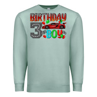 Seafoam birthday boy 3 Premium Sweatshirt - BundleAndBundleShop