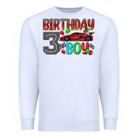 White birthday boy 3 Premium Sweatshirt - BundleAndBundleShop
