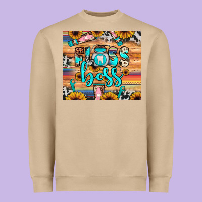 Floss Boss Heavyweight Sweatshirt Designed By Jahusdesignshop