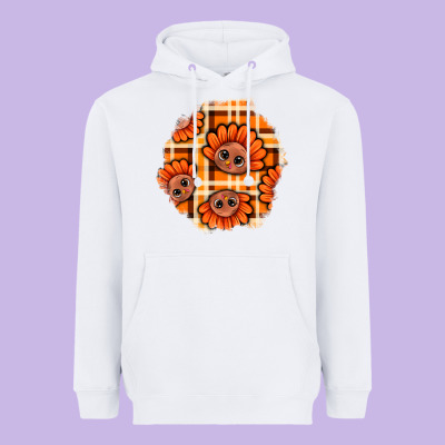 Thanksgiving Turkey With Tartan Patch Heavyweight Hoodie Designed By Bundleandbundleshop
