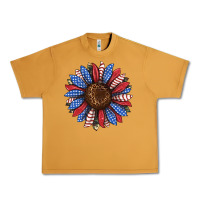 Peanut Butter usa flag camouflage sunflower Urban Heavy Tee - JahusDesignShop