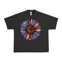 Pigment Black usa flag camouflage sunflower Urban Heavy Tee - JahusDesignShop