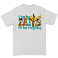 Dove Grey if one has faith one has everything Premium Tee - texasbilliewilder