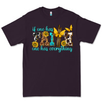 Plum if one has faith one has everything Premium Tee - texasbilliewilder