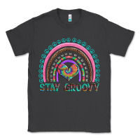 Smoke stay groovy with rainbow and heart Classic Tee - Artiststas