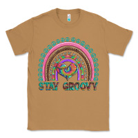 Toasted Coconut stay groovy with rainbow and heart Classic Tee - Artiststas