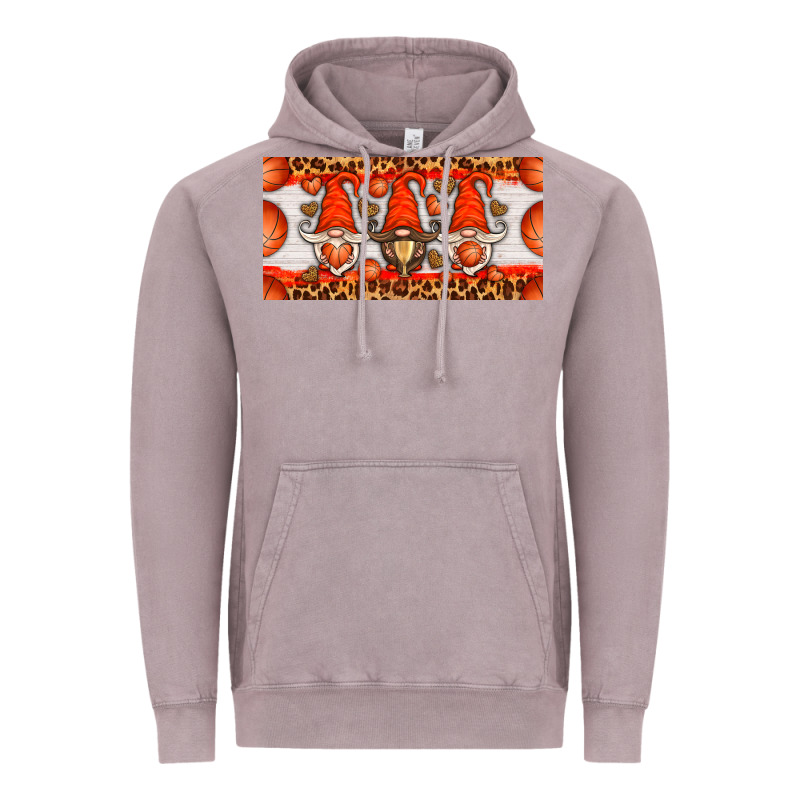 Basketball Gnome License Plate Vintage Hoodie by HRA Design Shop | Teevron
