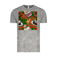 Cloud Rock christmas cake seamless pattern Vintage Tee - BundleAndBundleShop