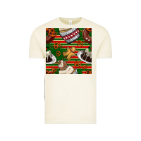 Vintage Arctic christmas cake seamless pattern Vintage Tee - BundleAndBundleShop