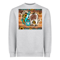 Heather Grey dental sunflower Heavyweight Sweatshirt - JahusDesignShop