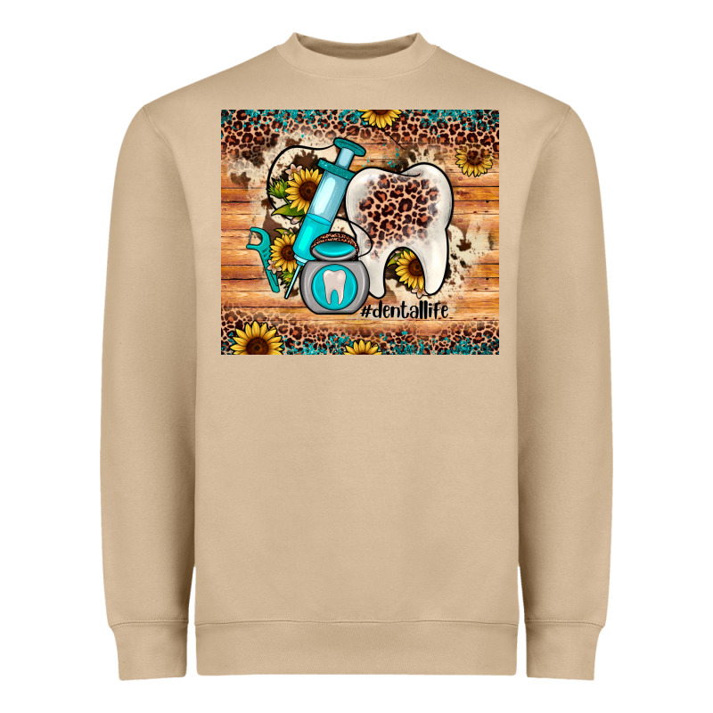 Dental Sunflower Heavyweight Sweatshirt by JahusDesignShop | Teevron