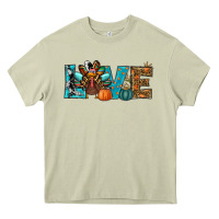 Mossy Love Thanksgivings Turkey Heavy Core Tee - RanaPortraitStore
