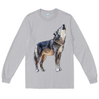 Moon Dust wolf Long Sleeve Tee - LillyAllenDesigns