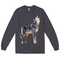 Smoke wolf Long Sleeve Tee - LillyAllenDesigns