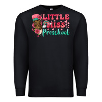 Black little miss preschool Premium Sweatshirt - BundleAndBundleShop