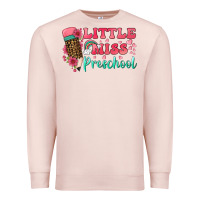 Pale Pink little miss preschool Premium Sweatshirt - BundleAndBundleShop