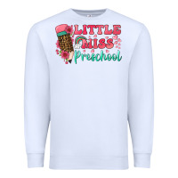 White little miss preschool Premium Sweatshirt - BundleAndBundleShop