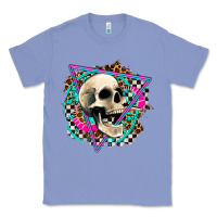 Colony Blue race skull Classic Tee - AdoDesignShop