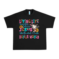 Black living life somewhere between jesus take the wheel Urban Heavy Tee - AdoDesignShop