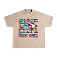 French Oak living life somewhere between jesus take the wheel Urban Heavy Tee - AdoDesignShop