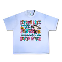 Grape Ice living life somewhere between jesus take the wheel Urban Heavy Tee - AdoDesignShop