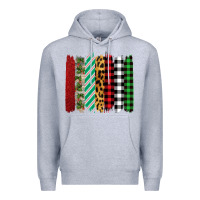Heather Grey christmas brushstrokes Premium Hoodie - Bettercallsaul