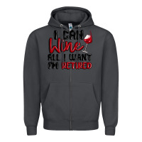 Smoke i can wine all i want lm retired Zipper Hoodie - MaliasSmallBusiness
