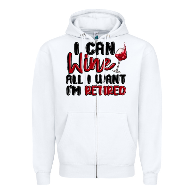 I Can Wine All I Want Lm Retired Zipper Hoodie by MaliasSmallBusiness | Teevron