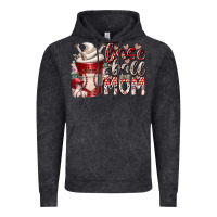 Vintage Black baseball mom coffee Vintage Hoodie - RacoonDesign