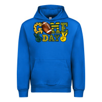 Cobalt Game day yellow and green team color Urban Hoodie - HowdyJamesFarm