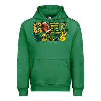 Emerald Game day yellow and green team color Urban Hoodie - HowdyJamesFarm