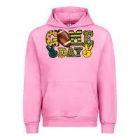 Fuchsia Pink Game day yellow and green team color Urban Hoodie - HowdyJamesFarm