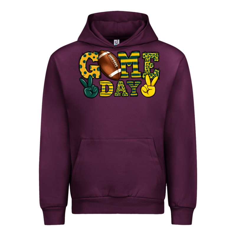 Game Day Yellow And Green Team Color Urban Hoodie by HowdyJamesFarm | Teevron