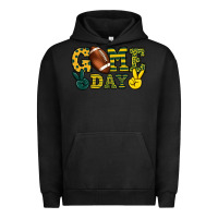 Pigment Black Game day yellow and green team color Urban Hoodie - HowdyJamesFarm